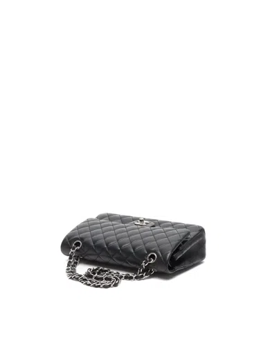 Chanel Classic Medium Double Flap Bag In Black