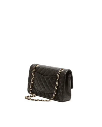 Chanel Classic Medium Double Flap Bag In Black