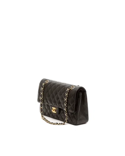 Chanel Classic Medium Double Flap Bag In Black