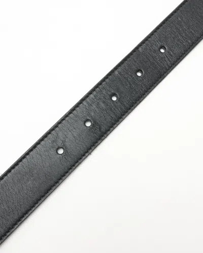 Celine Céline Triomphe Belt, Size 85 In Black