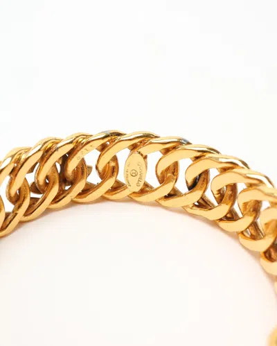 Chanel Coco Mark Bangle In Gold