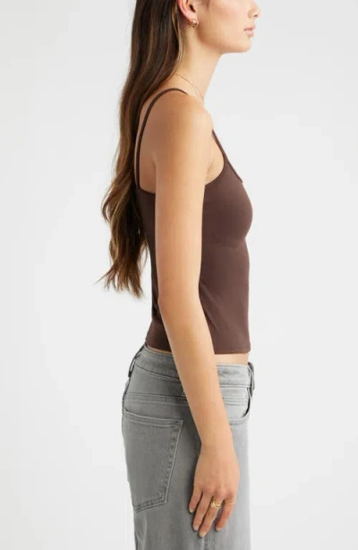 Bp. Core Stretch Camisole In Brown