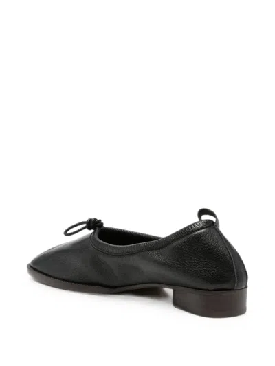 Hereu Puntera R Mid Bow-detail Flat Pumps In Black