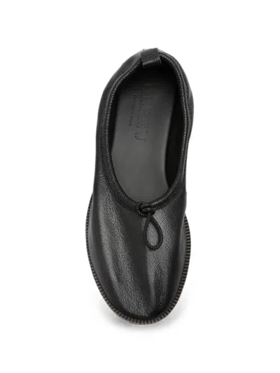 Hereu Puntera R Mid Bow-detail Flat Pumps In Black