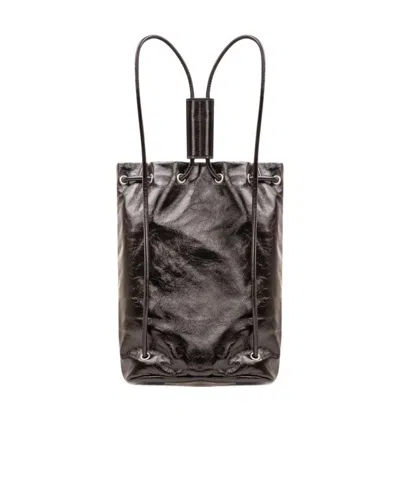 Diesel Scrunch-d Drawstring Backpack In Brown