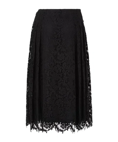 Fendi Gonna Lace Macrame In Black