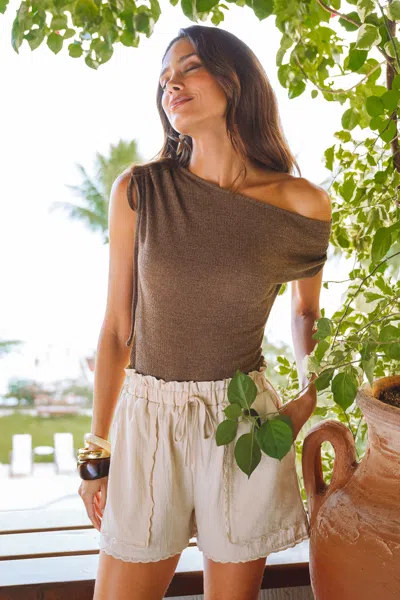 Cupshe Picture This Tan Top In Multi