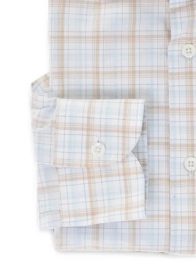 Corneliani Check-pattern Shirt In White