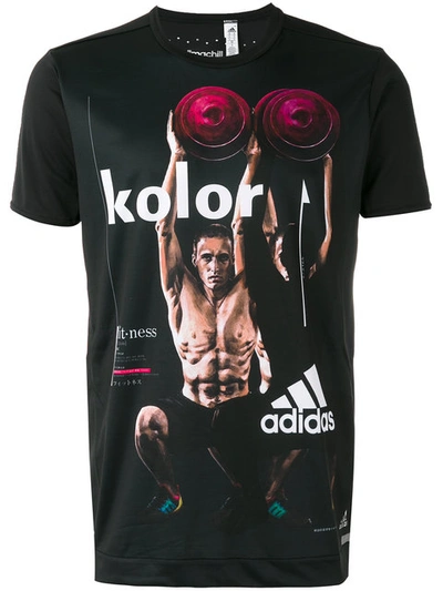 Adidas By Kolor Printed Short Sleeve T-shirt