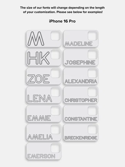 Baublebar Fine Line Custom Iphone Case