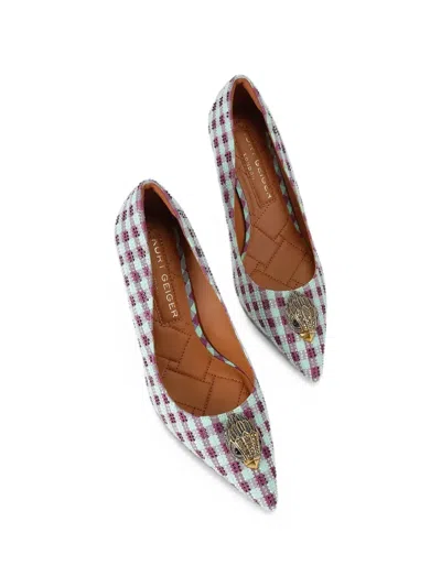 Kurt Geiger Crystal-embellished Eagle Head Pumps In Multi