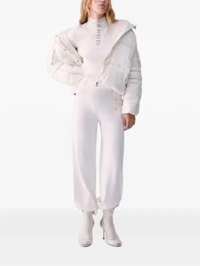 Liu •jo Sweater With Strings In White
