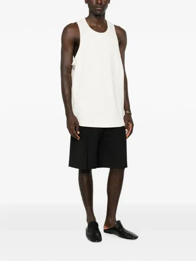 Essentials Essential Ribbed Tank Top In White
