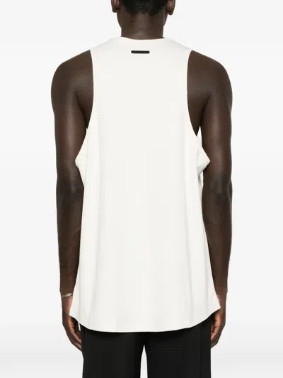 Essentials Essential Ribbed Tank Top In White