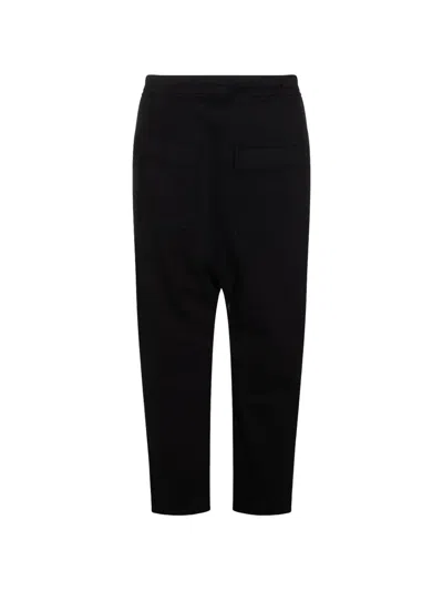 Thom Krom Drawstring Casual Pants In Black