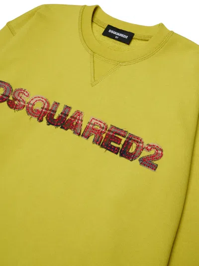 Dsquared2 로고 패치 스웨터 In Green