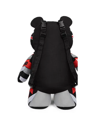 Sprayground Bear-shaped Graphic-print Backpack In Multi