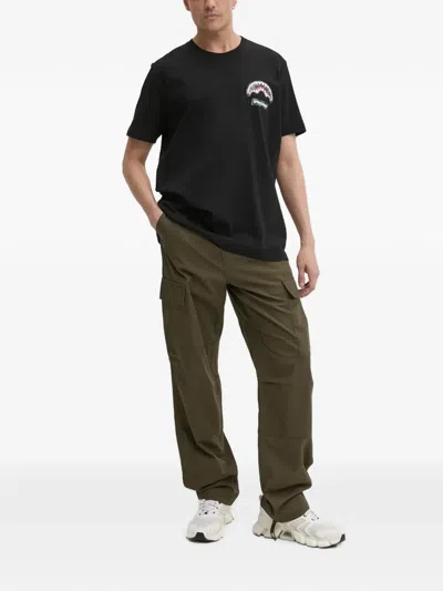 Sprayground Logo-print T-shirt In Black