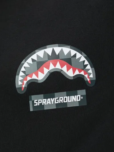 Sprayground Logo-print T-shirt In Black