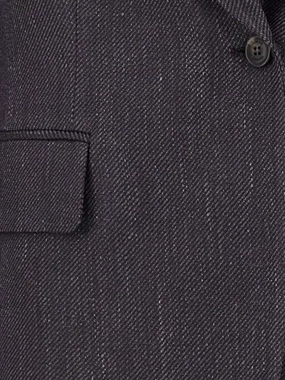 Eleventy Single-breasted Wool-blend Blazer In Multi