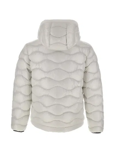 Blauer Wave-quilted Down Jacket In Neutral