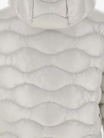 Blauer Wave-quilted Down Jacket In Neutral