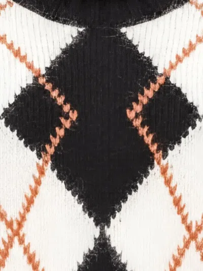 Isaia Argyle-pattern Roll-neck Sweater In Multi