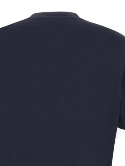 Ea7 Logo-patch T-shirt In Blue