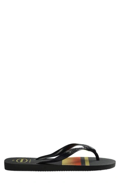 Havaianas Top Basic Flip Flop In Black