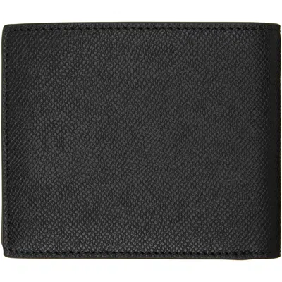 Tom Ford T-line Small Grain Calfskin Leather Bifold Wallet In Black