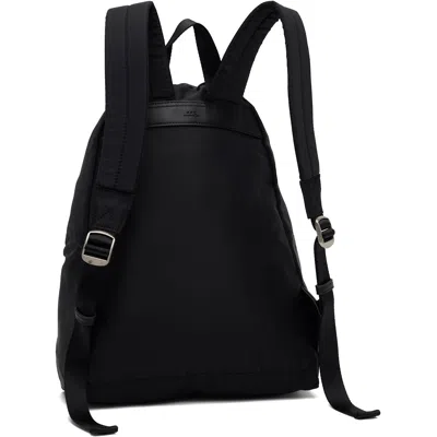 A.p.c. Black Backstage Small Backpack In Lzz Black