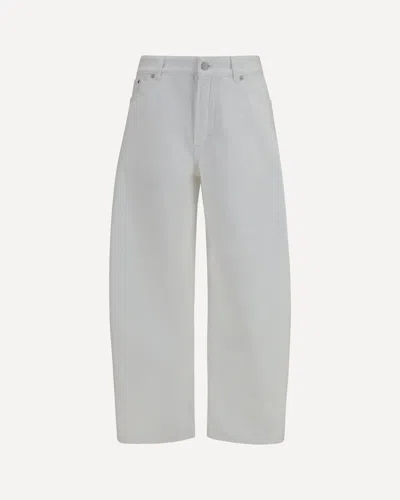 Alaïa Alaia White Rodeo Denim Trousers In White