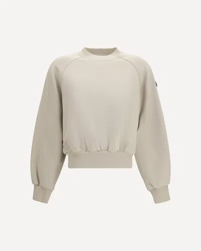 Moose Knuckles Cotton-polyester Blend Sweatshirt In Beige