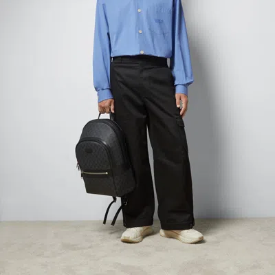 Gucci Pant Comp. Cott. Twil Double W In Black