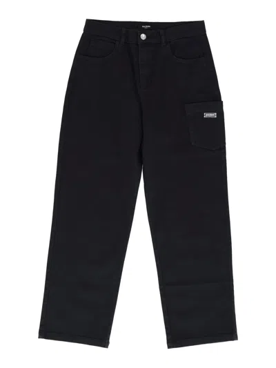 Balmain Jeans Kids In Black