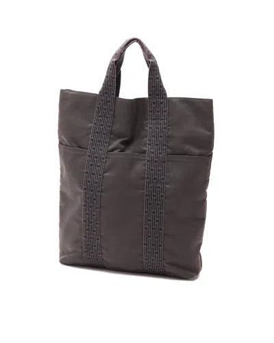Hermes Hermès Herline Cabas Bag In Gray