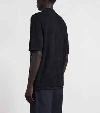 Samsoe & Samsoe Samsøe Samsøe Organic Cotton Saconald Shirt In Black