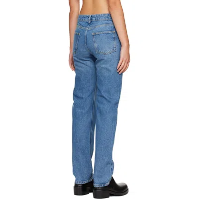 Stefan Cooke Blue Braided Jeans In Blue
