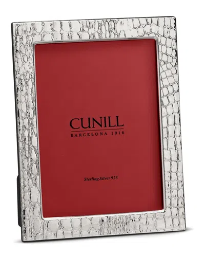 Cunill Sterling Silver Gator Frame In Red
