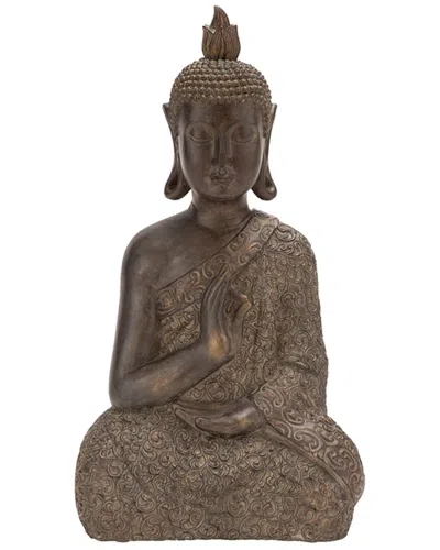 Peyton Lane Polystone Buddha Decor In Brown
