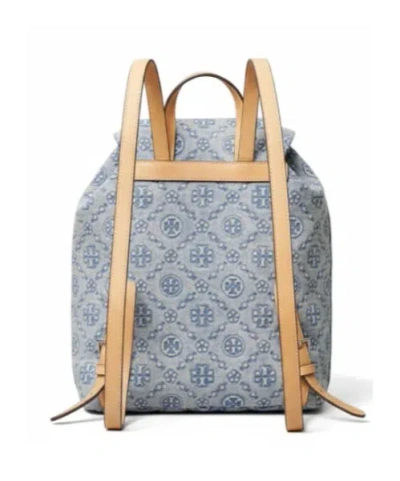 Tory Burch Iconic Pattern Backpack In Blue