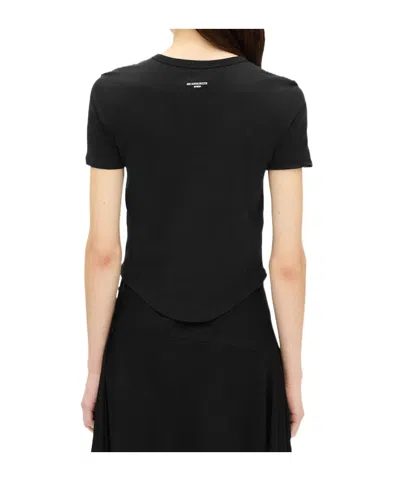 Ann Demeulemeester Floor Micro T-shirt In Black
