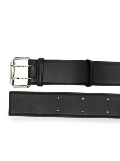 Givenchy Leather Belt Adjustable Size Studded Design Versatile In Black