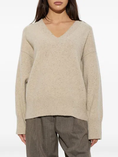 Rohe Wool-blend Classic Mouline Sweater In Neutral