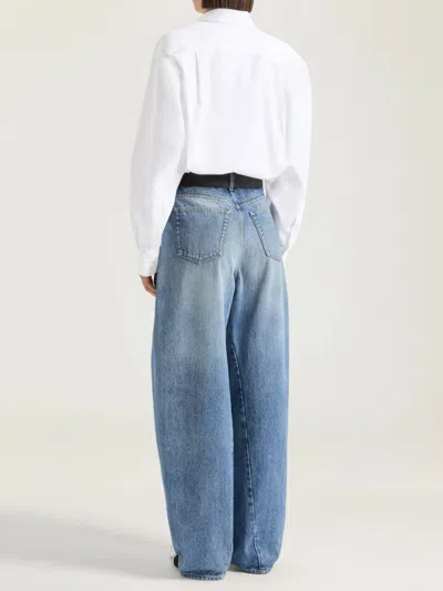 Givenchy Light Blue Cocoon Jeans In Blue