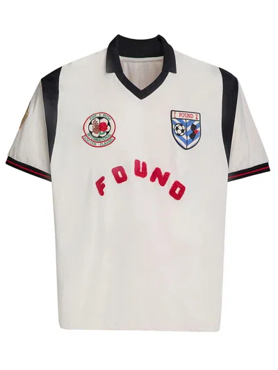 Found Embroidered-patch Panelled T-shirt In Neutral