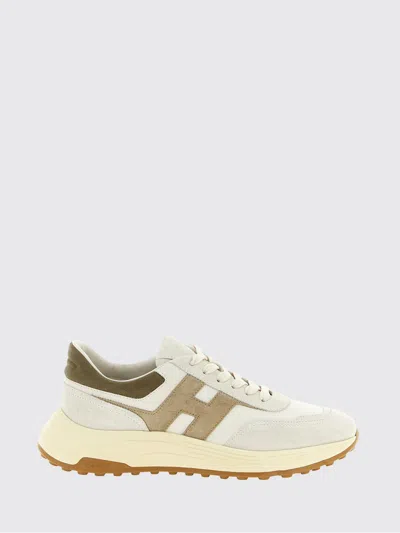 Hogan Hyperlight Logo-patch Sneakers In White