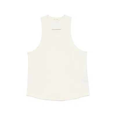 Essentials Essential Ribbed Tank Top In White