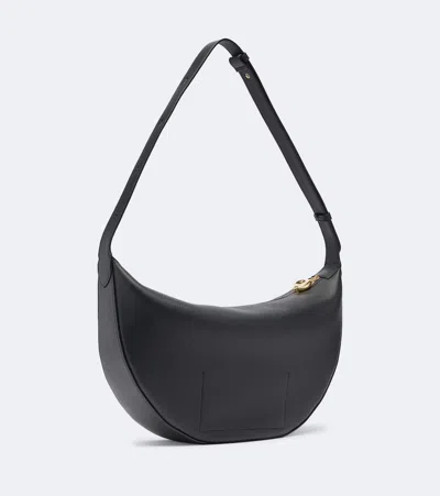 Joseph Bean Medium Leather Shoulder Bag In Black