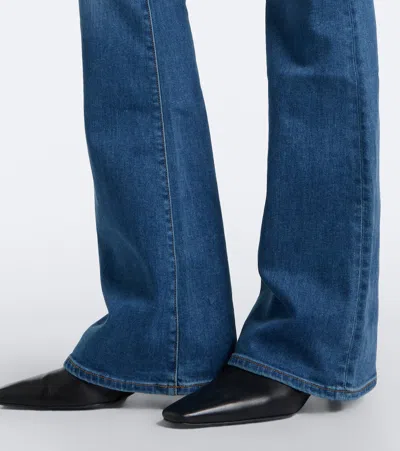 Veronica Beard Beverly Flared Jeans In Blue